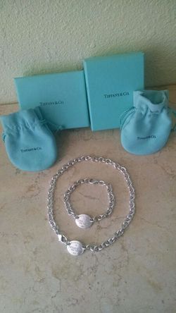 **100% Authentic Tiffany & Co. Necklace & Bracelet**