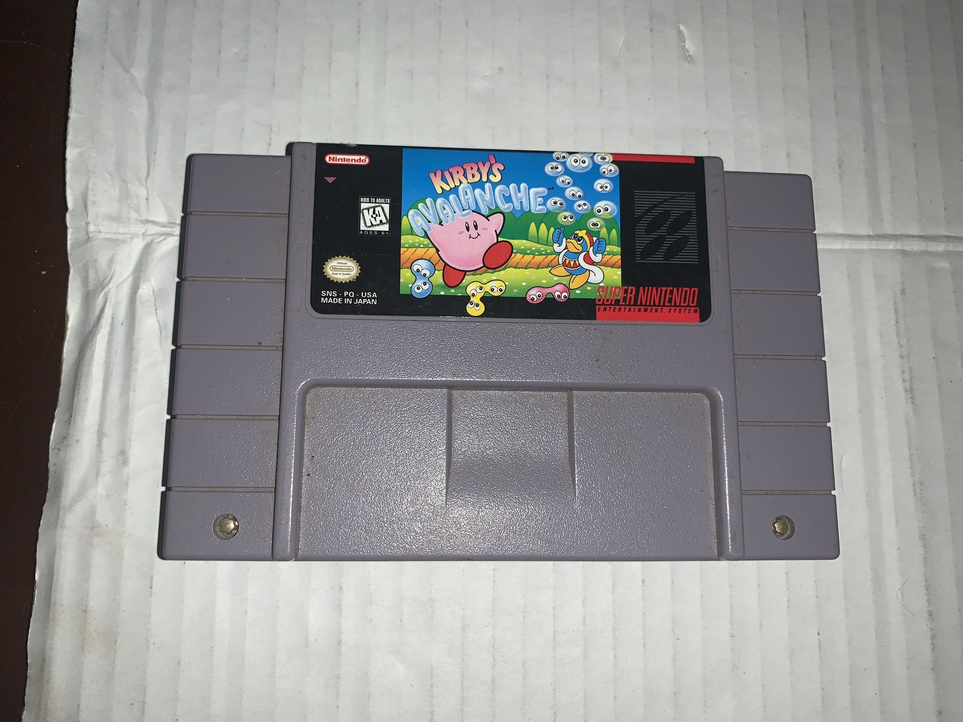 Kirby's Avalanche 1995 Super Nintendo SNES