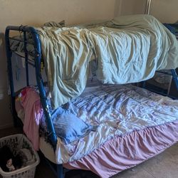 Free Twin Over Full Metal Bunk bed 