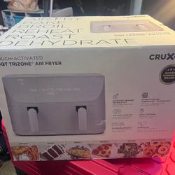 CRUXGG 10 Quart Dual Basket Air Fryer