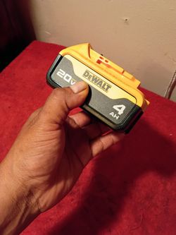 20 VOLT DEWALT 4.0 battery $$55