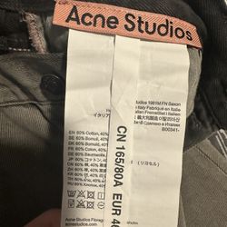 Acne Studios 1981M FN Saxon grey baggy jeans Size 46(measurements provided on pictures)click on the picture so see it fully Worn few times, perfect co