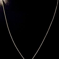 GOLD STERLING SILVER NECKLACE