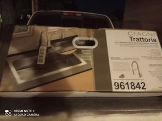 Giagni trattoria kitchen sink w/faucet