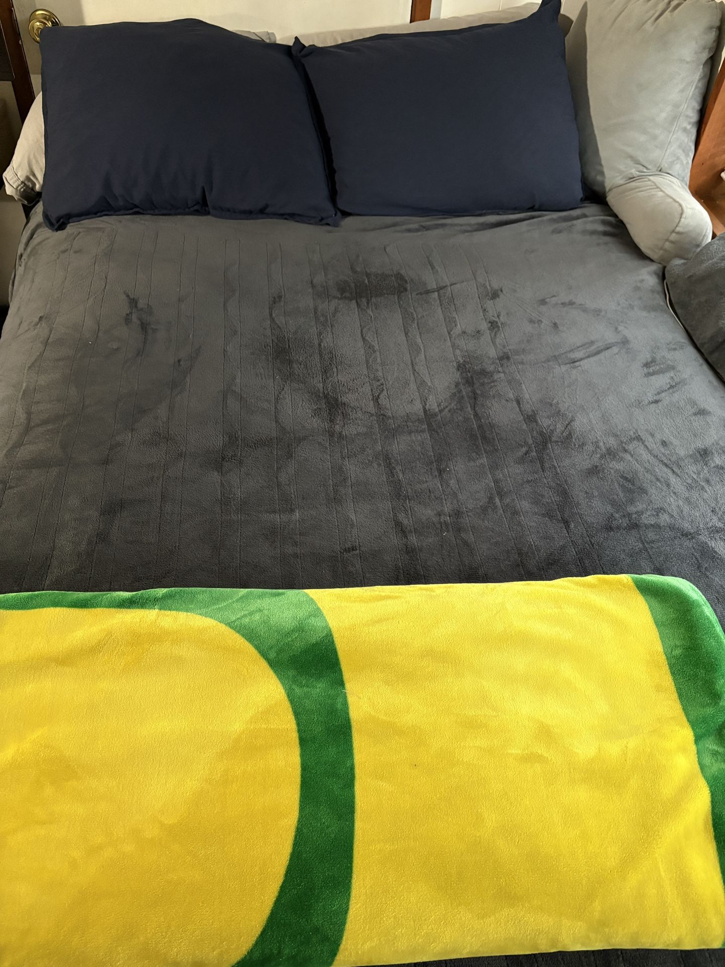 Queen Bed Frame & Mattress