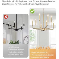 Chandelier Light Fixture 