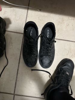 Black coach shoes