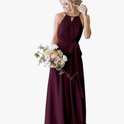 Formal Gown— Plum Colored