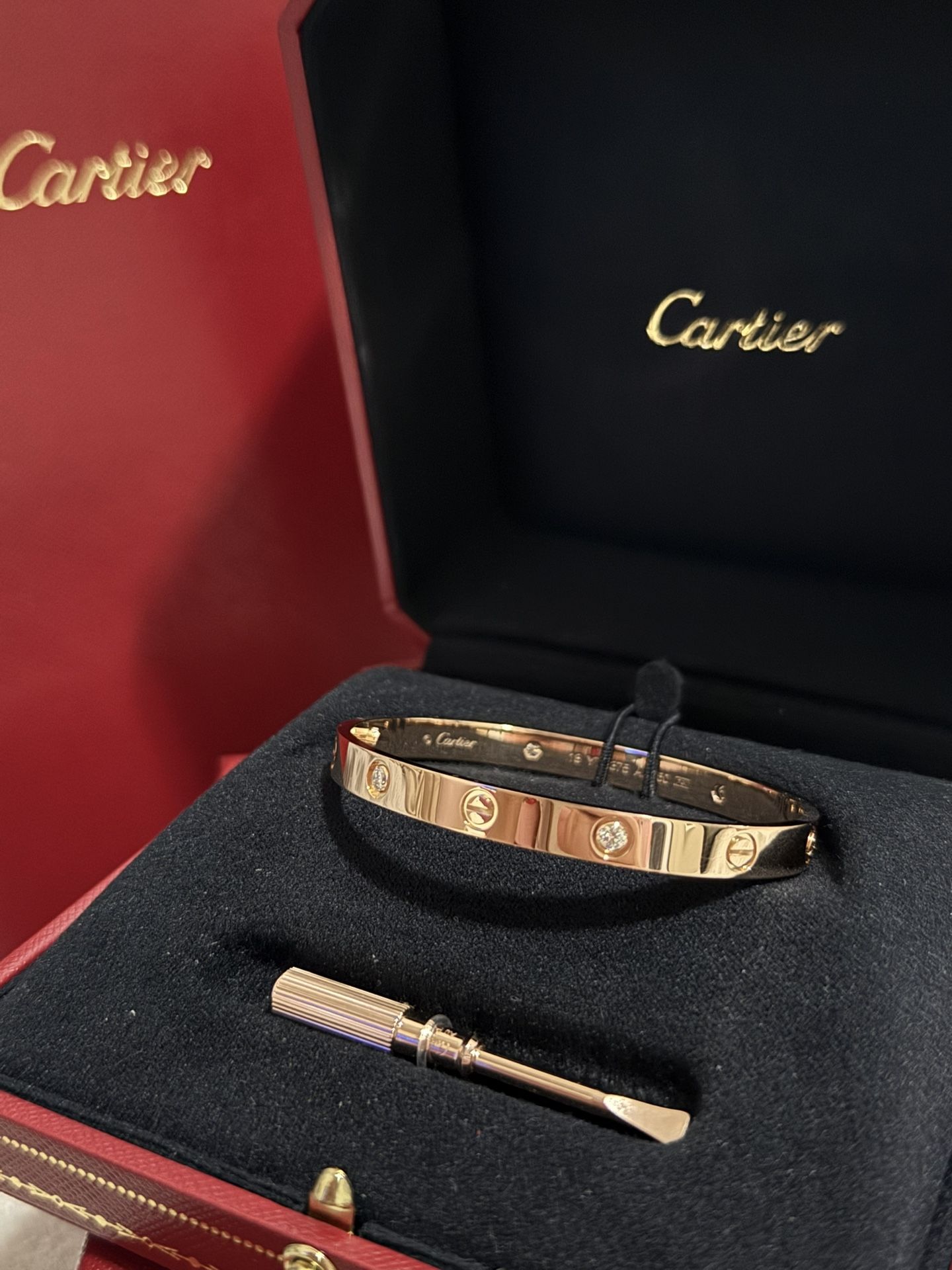 Cartier Love Bracelet Size 18 ( Authentic Only )