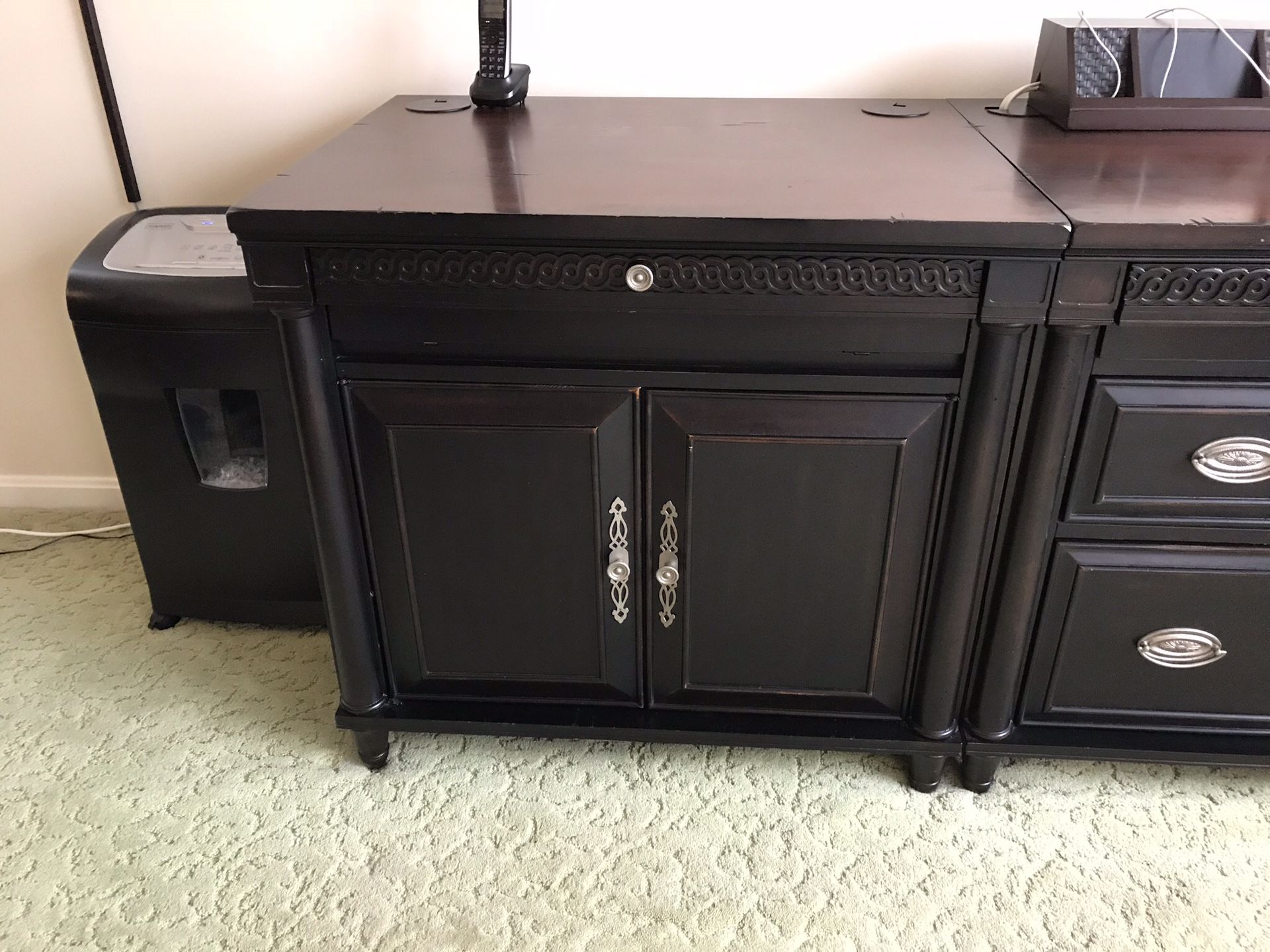 Office cupboard / desk for printer