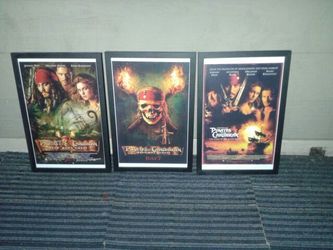 Pirate's of the Caribbean frames