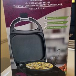 Breakfast 3 In 1 Omelette Maker NEW