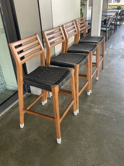 GAR Wooden Bar Chairs - Modern & Stylish