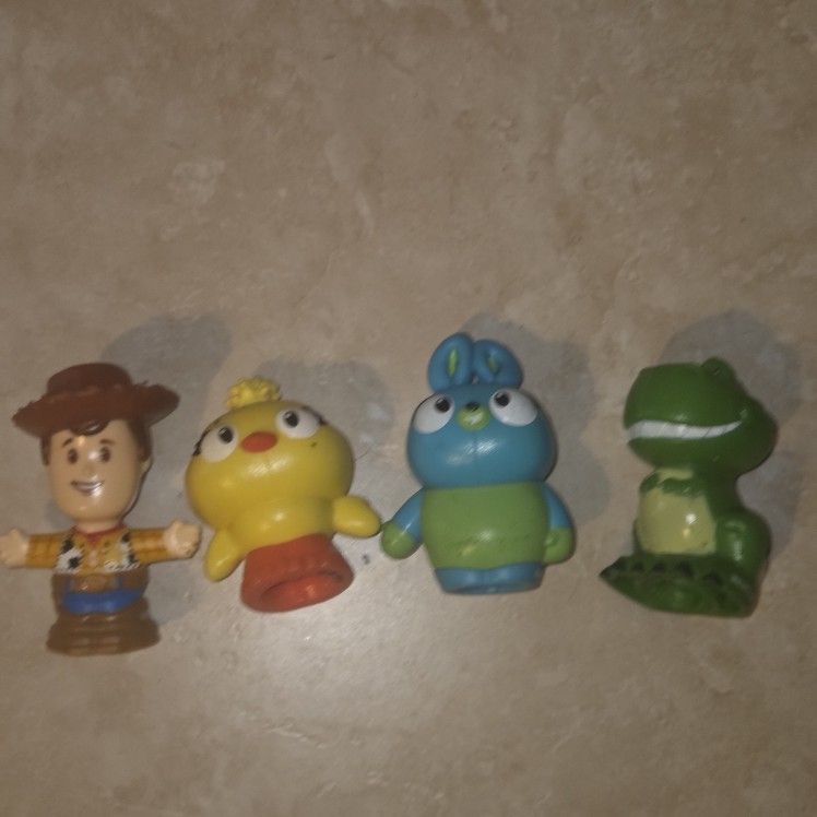 Toy Story Little People Woody Ducky Lucky Rex