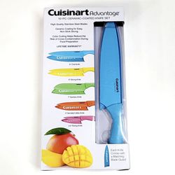 Cuisinart Advantage 10 Piece Ceramic Coated Knife Set w/Blade
