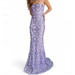 Elegant Purple Dress