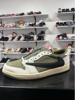Jordan 1 low Travis Olive