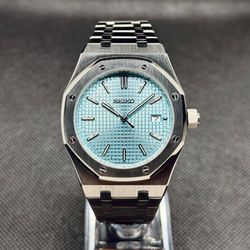 Seiko Mod: Sky Blue Royal Oak