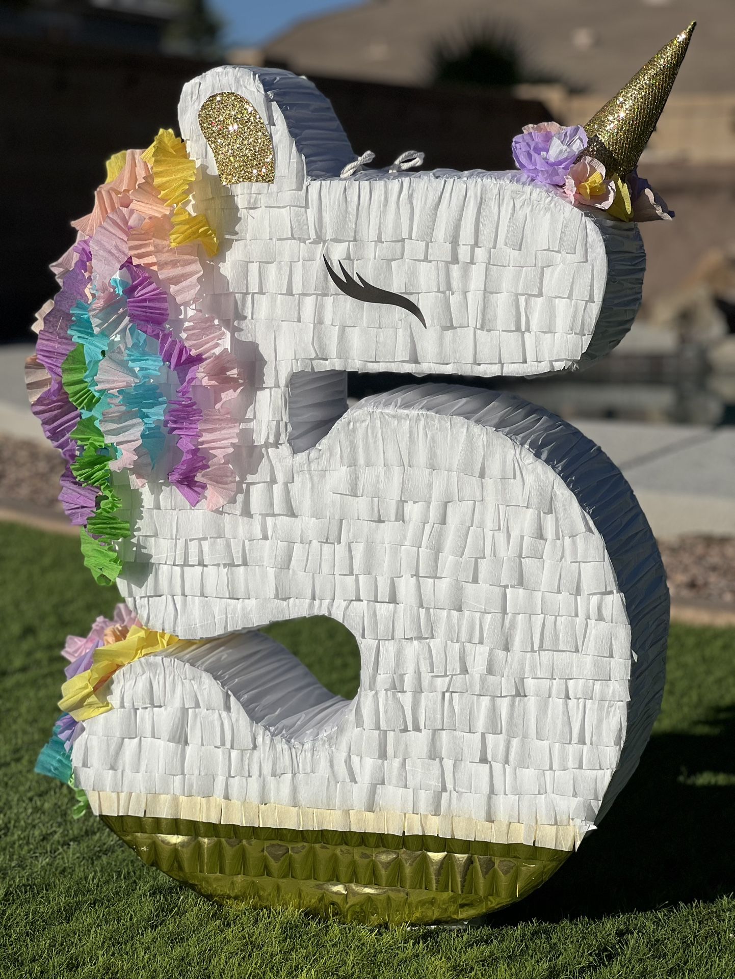 Number Five Unicorn Piñata AVAILABLE for Pick Up