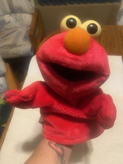 Vintage Plush Elmo Hand Puppet