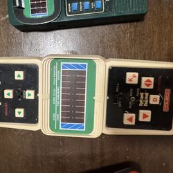 Coleco Head-to-Head Football Handheld & Mattel Football 2 