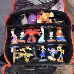 Disney Infinity Figures Portals With Carrying Case Please Make Offer