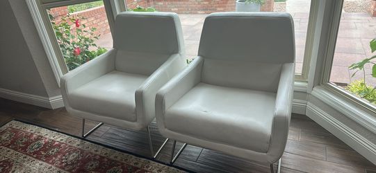 Modern Faux Leather Chairs