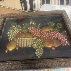 ❤️💙Hermoso Cuadro De Frutas 🍇 