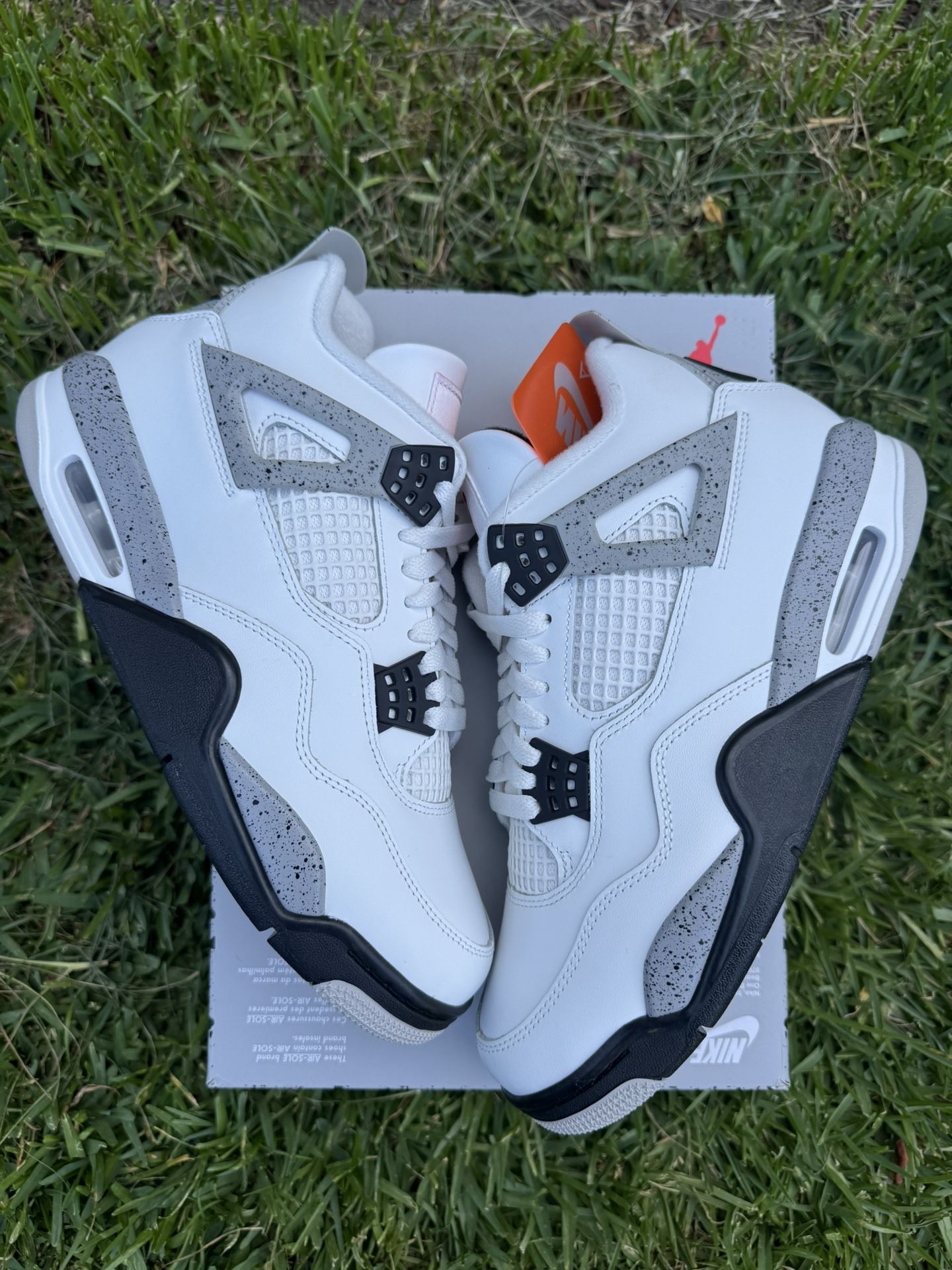 Jordan 4 White Cement Size 8 New