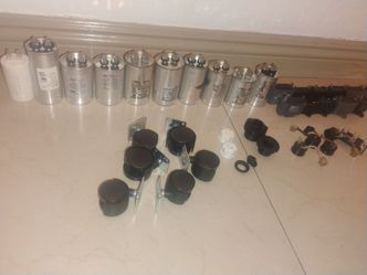 A/C CAPACITORS, WHEELS, ETC