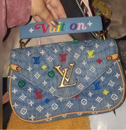 Authentic Louis Vuitton New Wave Denim Bag