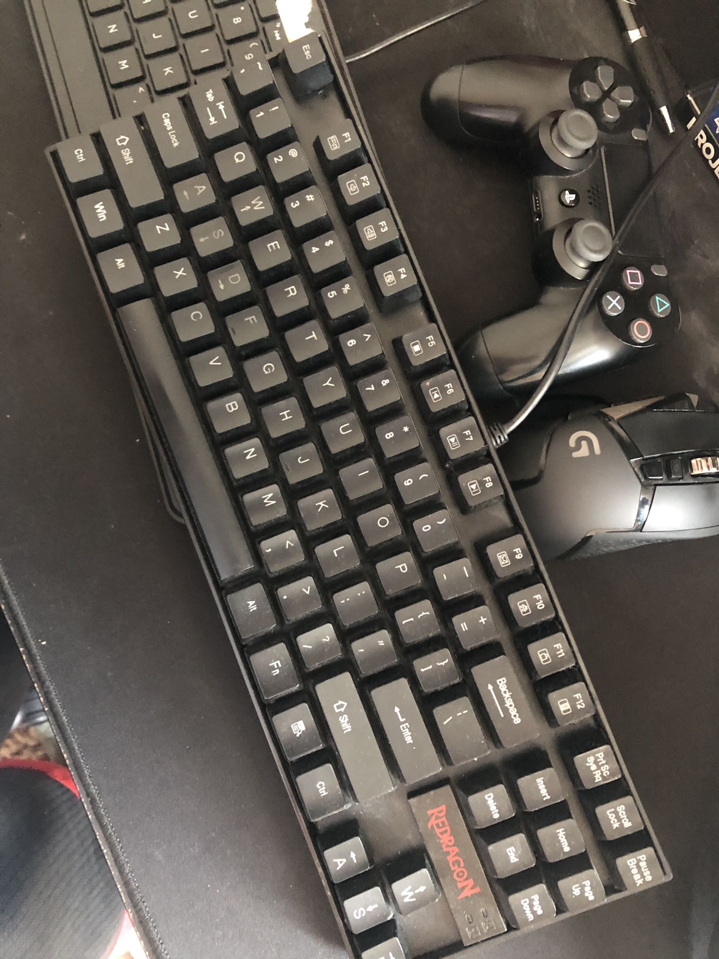 Red dragon mechanical gaming keyboard