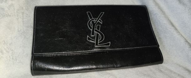 YSL Patent Large Belle De Jour Clutch 