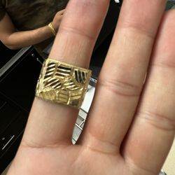 10kt Gold Nudget Ring 