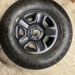 New 5 Tires And Rims 245/75 R17 $100 Each Or $350 For All