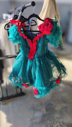 Sugar trills green dress size M