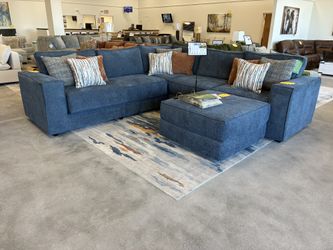 Navy Blue Sectional Couch