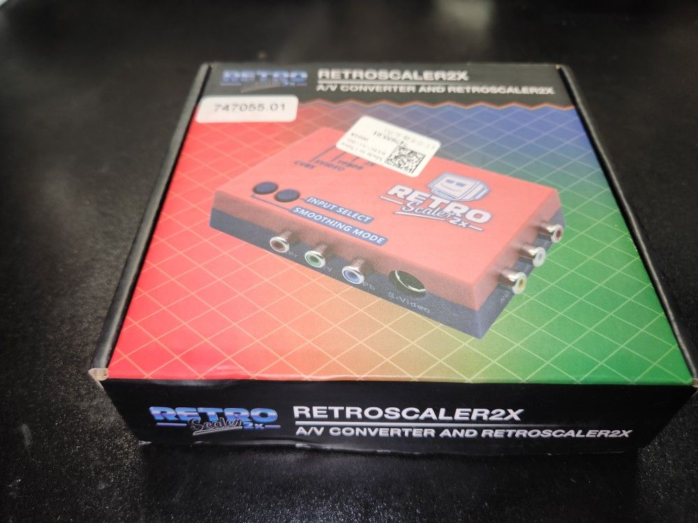RetroScaler2x A/V to HDMI-compatible Converter and Line-doubler
for Retro Game Consoles