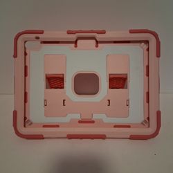 Heavy Duty iPad Case A16 11" (2025) & 10th Gen 10.9" Pink With Kickstand Pen Holder Shoulder Strap