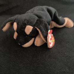 Ty Beanie Baby 1996 Doby The Doberman Collectable With Tag