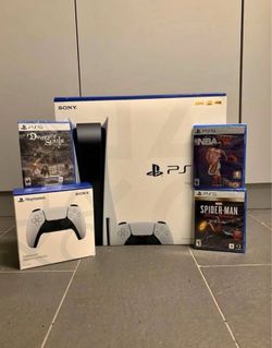 Brand New Disc Version Console + Extra Controller & 3 Games