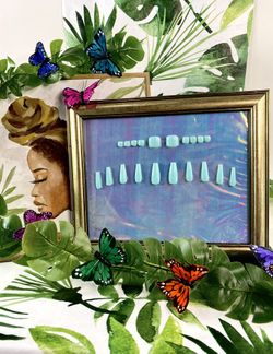 Handmade Press Ons, Lashes, And Handbags