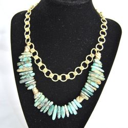 Gorgeous Handmade Necklace with Turquoise 