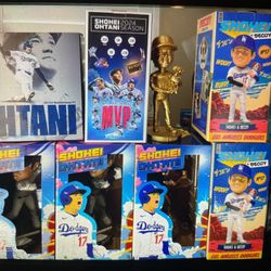 Los Angeles Dodgers Shohei Ohtani 2024 & 2025 Bobbleheads 