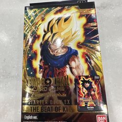 Dragon ball fusion world start deck the beat of ki