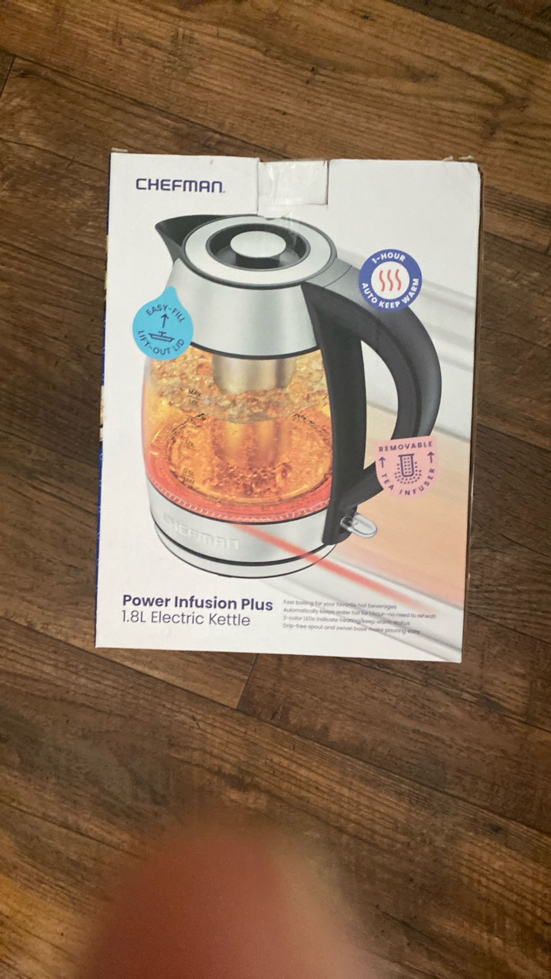 Chefman Boils Faster Power Infusion Plus