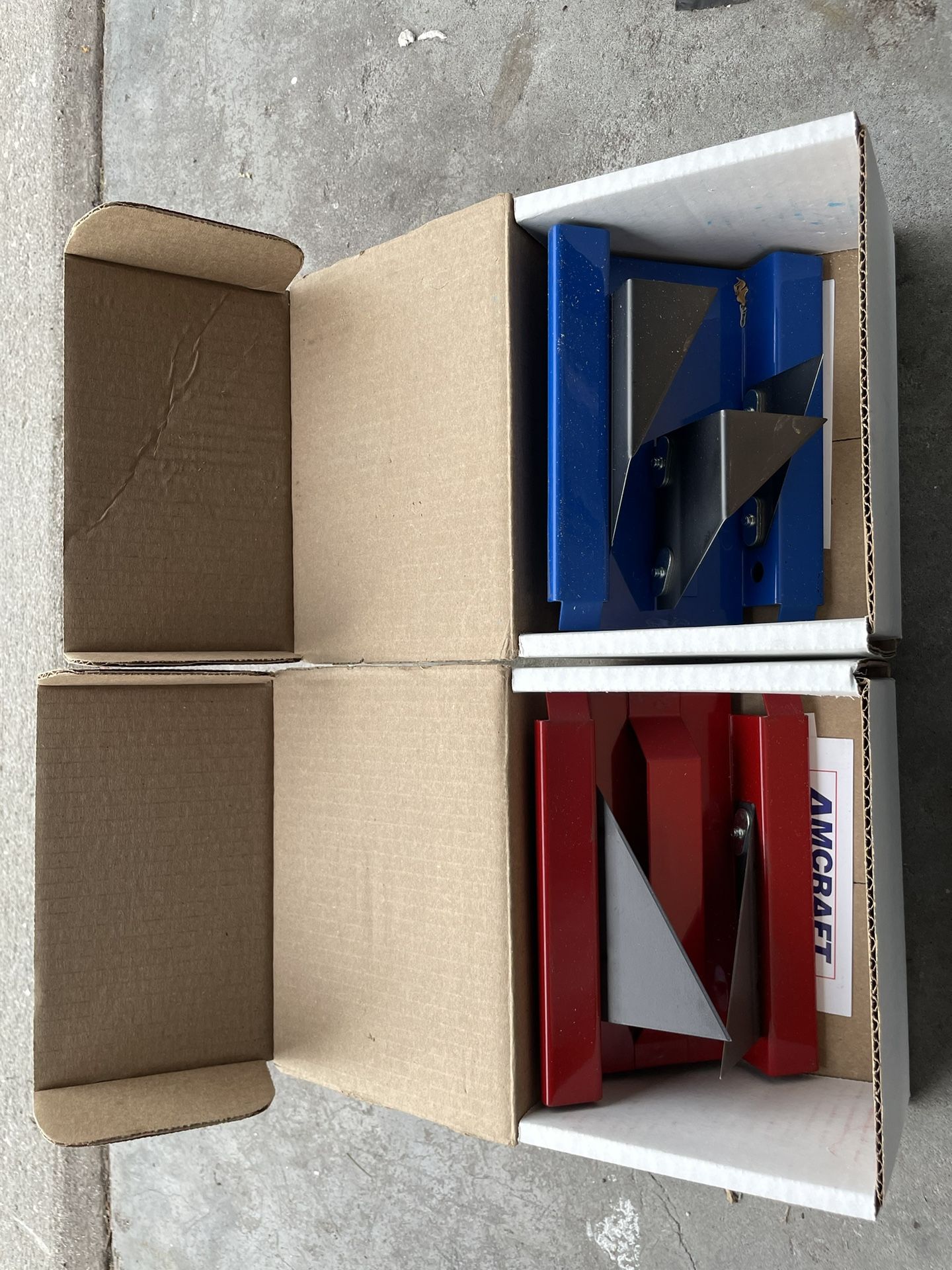 Amcraft Red & Blue Duct Tools & Layout Square