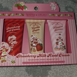 Strawberry 🍓 Shortcake hand cream set