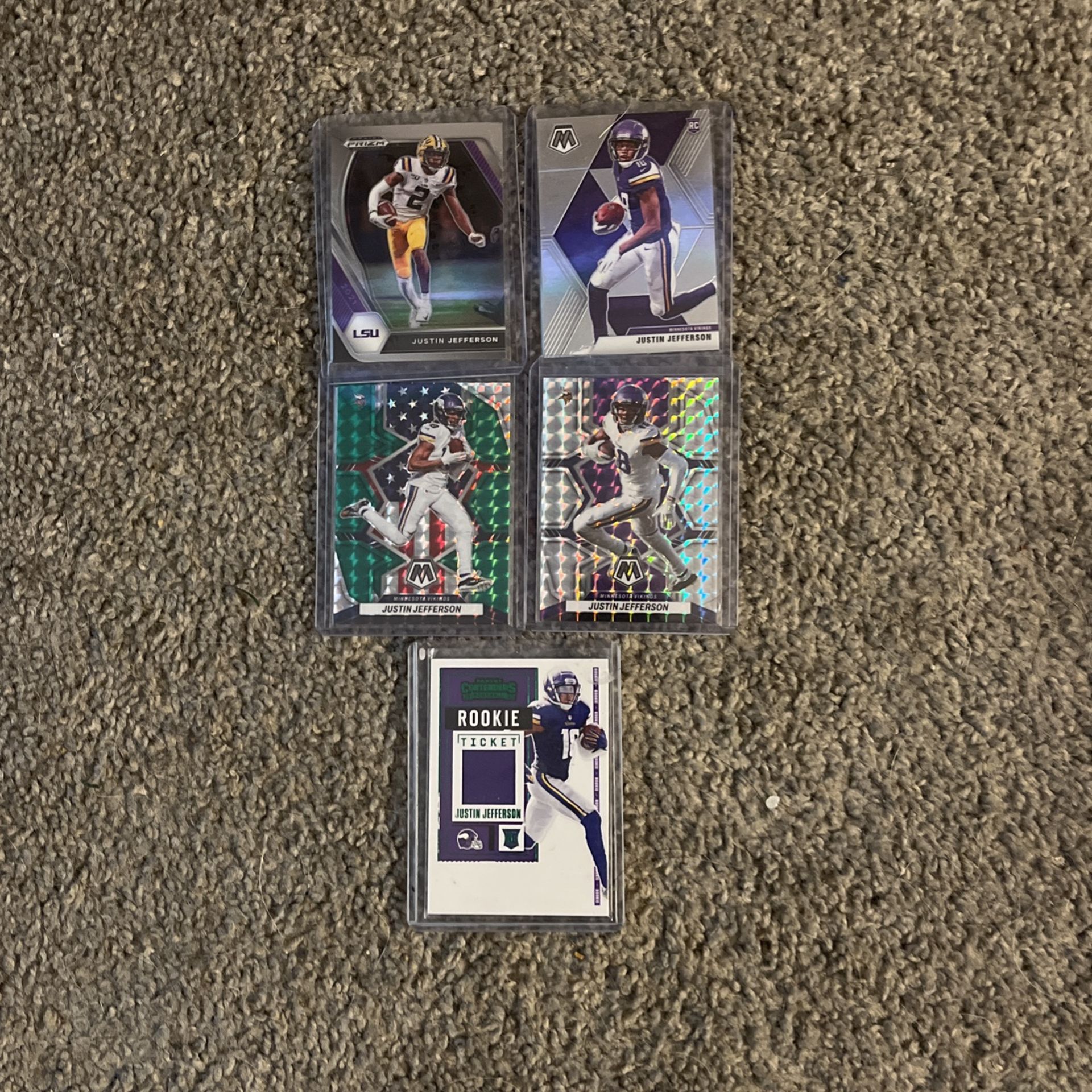 Lot Of Justin Jefferson Cards