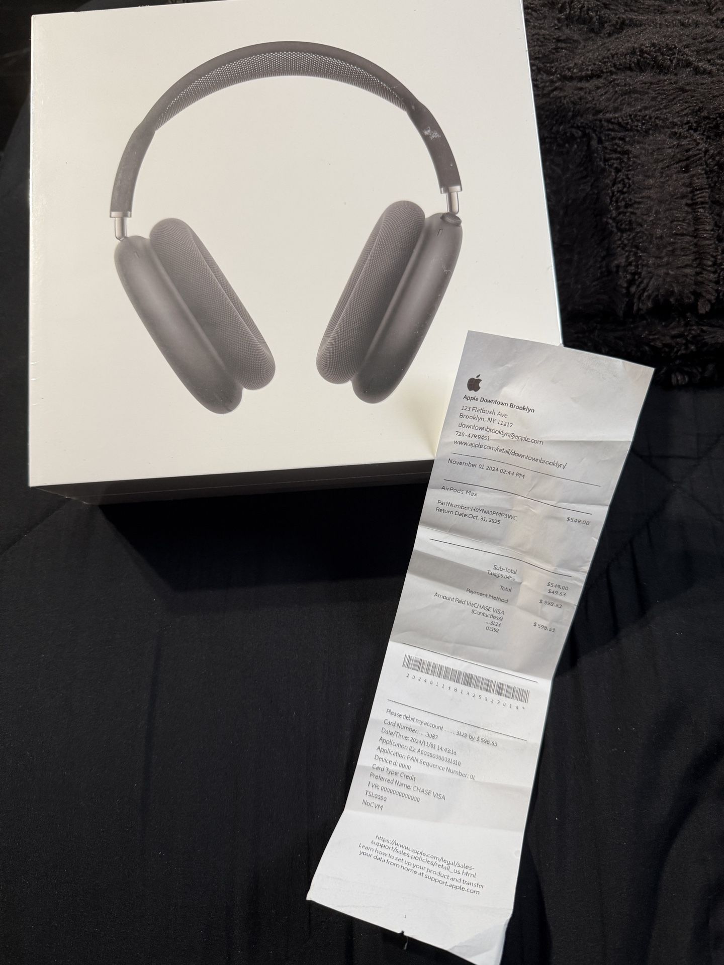 Airpod max (INCLUDES RECEIPT)